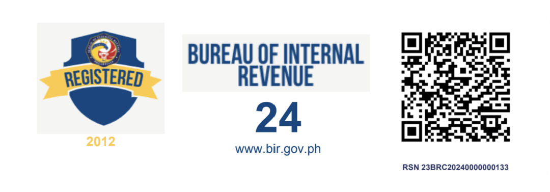 BIR Registered - Bureau of Internal Revenue